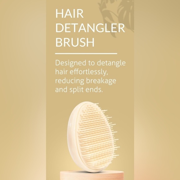 NEW B to Z Edit Mini Detangler Scalp Massager Hair Brush - Picture 3 of 9